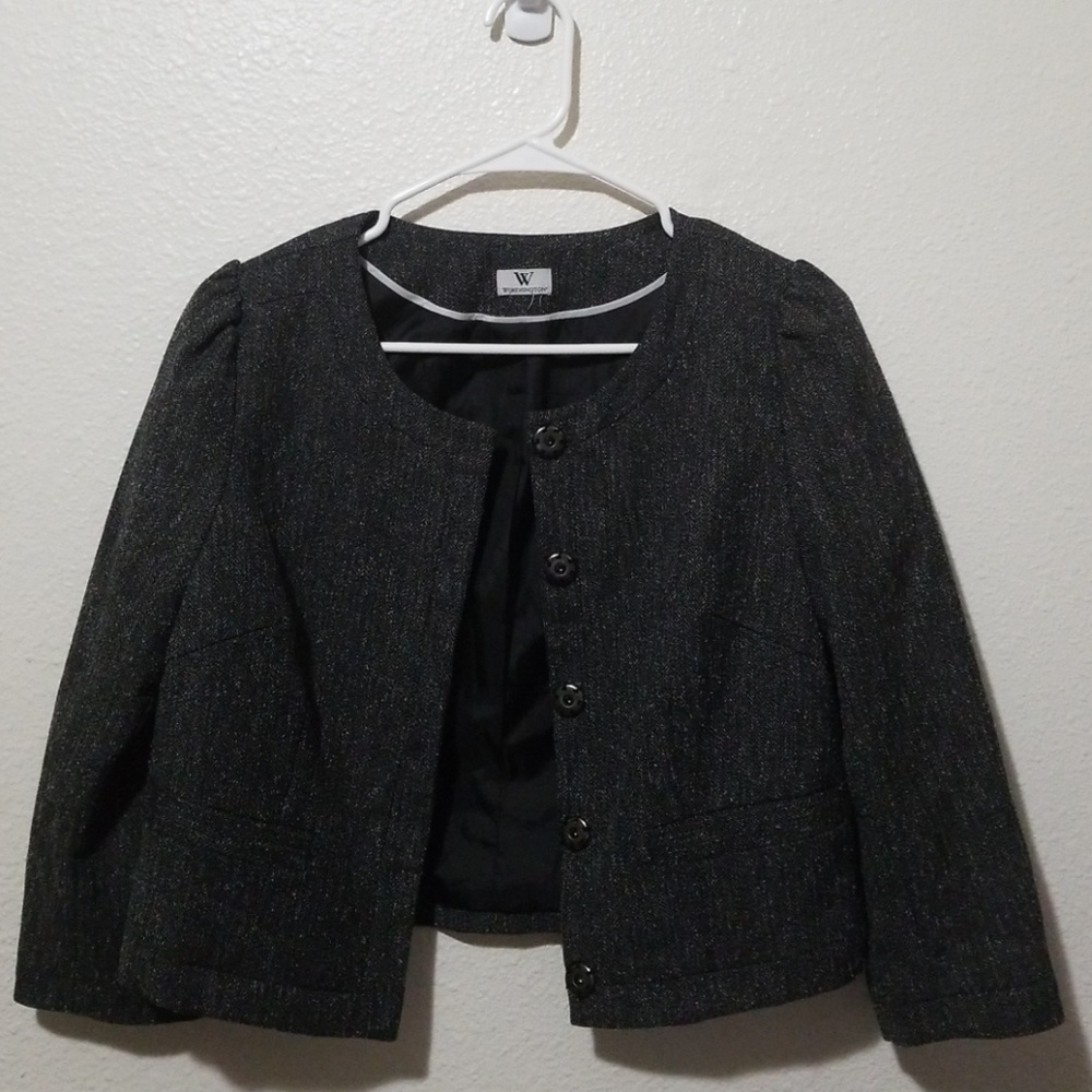 Elegant Dark Gray Blazer